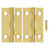 Ace 2.75 in. W x 1-1/2 in. L Polished Brass Steel Narrow Hinge 2 pk