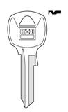 Hy-Ko Automotive Key Blank EZ# NA24 Single sided For For National locks