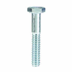 HILLMAN 1/4 in. Dia. x 1-1/2 in. L Heat Treated Zinc Steel Hex Head Cap Screw 100 box