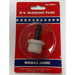 US Hardware 1 pk RV Blow-Out Plug