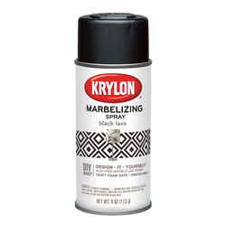Krylon Marbelizing Textured Black Lava Spray Paint 4 oz