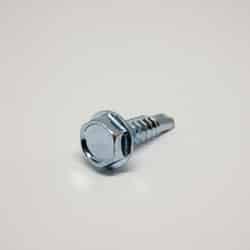 Ace 3/4 in. L x 10 Sizes Hex Hex Washer Head Zinc-Plated Self- Drilling Screws Steel