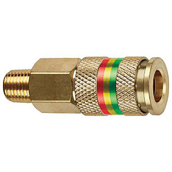 Tru-Flate Brass Universal Coupler 1/4 Male 1 1 pc