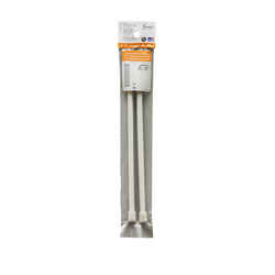 Kenney Enamel Tension Rod 16 in. L White