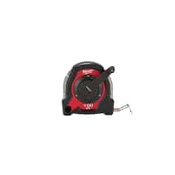 Milwaukee 100 ft. L x 1.5 in. W Closed Reel Long Tape Measure Red 1 pc.