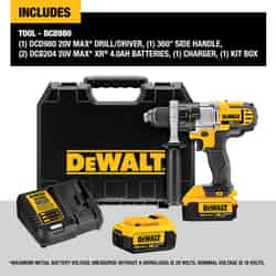 DeWalt 20 V 1/2 in. Brushed Cordless Drill Kit (Battery & Charger)