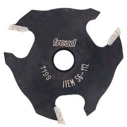 Freud Three Wing 1/4 x 1/4 in. L x 2 in. Dia. Carbide Tipped Slotting Cutter 1 pk