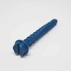 Ace 3/16 in. x 1-3/4 in. L Slotted Hex Washer Head Ceramic Steel Masonry Screws 105 pk 1 lb.