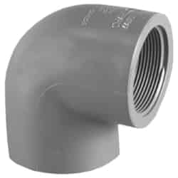 Charlotte Pipe Schedule 80 3/4 in. SOC x 3/4 in. Dia. FPT PVC 90 Degree Elbow