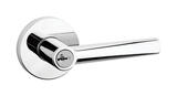 Kwikset Milan Polished Chrome Steel ANSI/BHMA Grade 2 1-3/4 in. Entry Lockset