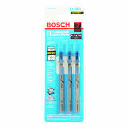 Bosch 3 in. T-Shank Jig Saw Blade 14 TPI 3 pk High Carbon Steel