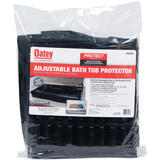 Oatey Rectangular Adjustable Bath Tub Protector 16 in. H x 40 in. W x 60 in. L Black