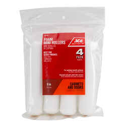 Ace Foam 6 in. W Mini Paint Roller Cover 4 pk