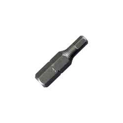 Best Way Tools Hex Recess 4 mm x 1 in. L 1/4 in. Hex Tamper-Proof Security Bit 1 pc.