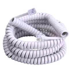 Monster Cable 12 ft. L Telephone Handset Coil Cord Almond
