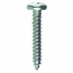 HILLMAN 1-1/4 in. L x 12 Phillips Zinc-Plated Pan Head Sheet Metal Screws 100 per box Steel