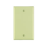 Leviton Ivory 1 gang Blank Nylon 1 pk Wall Plate