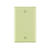 Leviton Ivory 1 gang Blank Nylon 1 pk Wall Plate