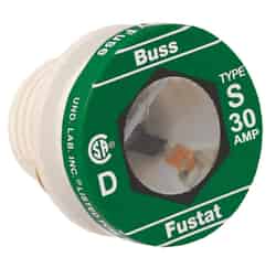 Bussmann 30 amps 125 volts Ceramic Dual Element Tamper Proof Plug 4 pk