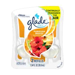Glade Hawaiian Breeze Scent Air Freshener Refill 1.34 oz Liquid