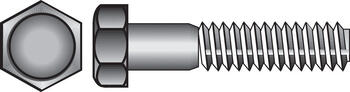 HILLMAN 5/8 in. Dia. x 9 in. L Zinc Plated Steel Hex Bolt 25 box