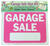 Hy-Ko English Garage Sale 9 in. H x 12 in. W Plastic Sign Kit