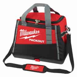 Milwaukee PACKOUT 20 in. W X 13.8 in. H Ballistic Nylon Tool Bag 3 pocket Black/Red 1 pc