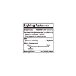 GE Lighting 30/70/100 watts A21 Incandescent Bulb 305/995/1,300 lumens Soft White A-Line 1 pk