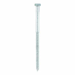 HILLMAN 5/16 in. x 6 in. L Hex Hot Dipped Galvanized Steel 50 pk Lag Screw