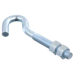 Ace Small Zinc-Plated Silver Zinc Hook Bolt 6 pk 1.25 in. L 425 lb.