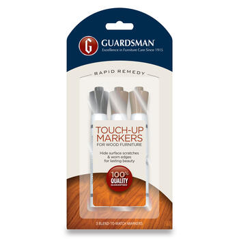 Guardsman Rapid Remedy Semi-Transparent Natural Brown Deep Base Latex Wood Furniture Touch-Up Kit 3