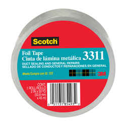 Scotch 2 in. W x 50 yd. L x 2 in. W x 50 yd. L Tape Silver