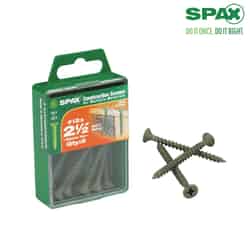 SPAX No. 12 x 2-1/2 in. L Phillips/Square Flat High Corrosion Resistant Steel Multi-Purpose S