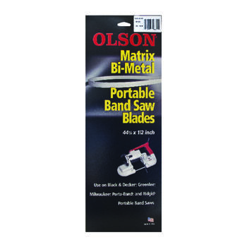 Olson 44.9 L x 0.02 in. x 0.5 in. W Bi-Metal Band Saw Blade Regular 1 pk 18 TPI