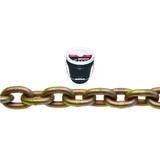 Campbell Chain 3/8 in. Oval Link Carbon Steel Transport Chain Gold 75 ft. L x 3/8 in. Dia.