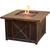 Hanover Stone Harbor Stone Harbor LP Gas Steel 23.63 in. H x 40 in. W x 40 in. D Outdoor Firepl