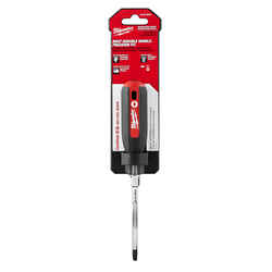 Milwaukee 4 in. ECX #2 Chrome-Plated Steel Red Screwdriver 1 pc. Cushion Grip