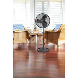 Lasko 48 in. H X 16 in. D 3 speed Oscillating Pedestal Fan
