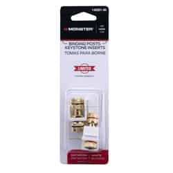Monster Cable Just Hook It Up 1 pk Binding Posts Keystone Insert