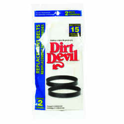 Dirt Devil Vacuum Belt For ultra corded hand vacuums 2 pk