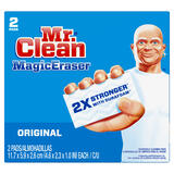 Mr. Clean Original Medium Duty Magic Eraser For Multi-Purpose 4.6 in. L 2 pk