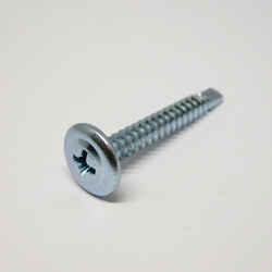 Ace No. 8 x 1-1/4 in. L Phillips Truss Washer Head Zinc-Plated Steel Lath Screws 1 lb. 147 pk