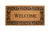 J&M Home Fashions Black Coir Nonslip Doormat 21 in. L x 41 in. W