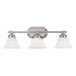 Westinghouse Brushed Nickel White 3 Wall Sconce