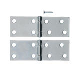 Ace 3.75 in. W x 1-1/2 in. L Chrome Steel Backflip Hinge 2 pk