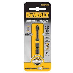 DeWalt Impact Ready Phillips #2 in. Screwdriver Bit 1/4 in. Dia. x 2 in. L x #2 in. Phillips 1