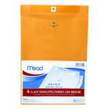 Mead 9 in. W x 12 in. L Brown Other 4 pk Envelopes