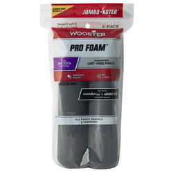 Wooster Jumbo Koter Foam 6-1/2 in. W Mini Paint Roller Cover 2 pk