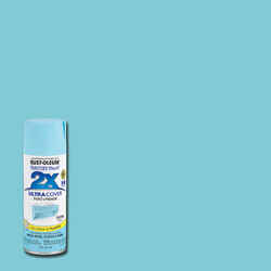 Rust-Oleum Painter's Touch Ultra Cover Satin Aqua Spray Paint 12 oz.