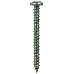HILLMAN 14 x 2-1/2 in. L Phillips Pan Head Sheet Metal Screws 50 per box Stainless Steel